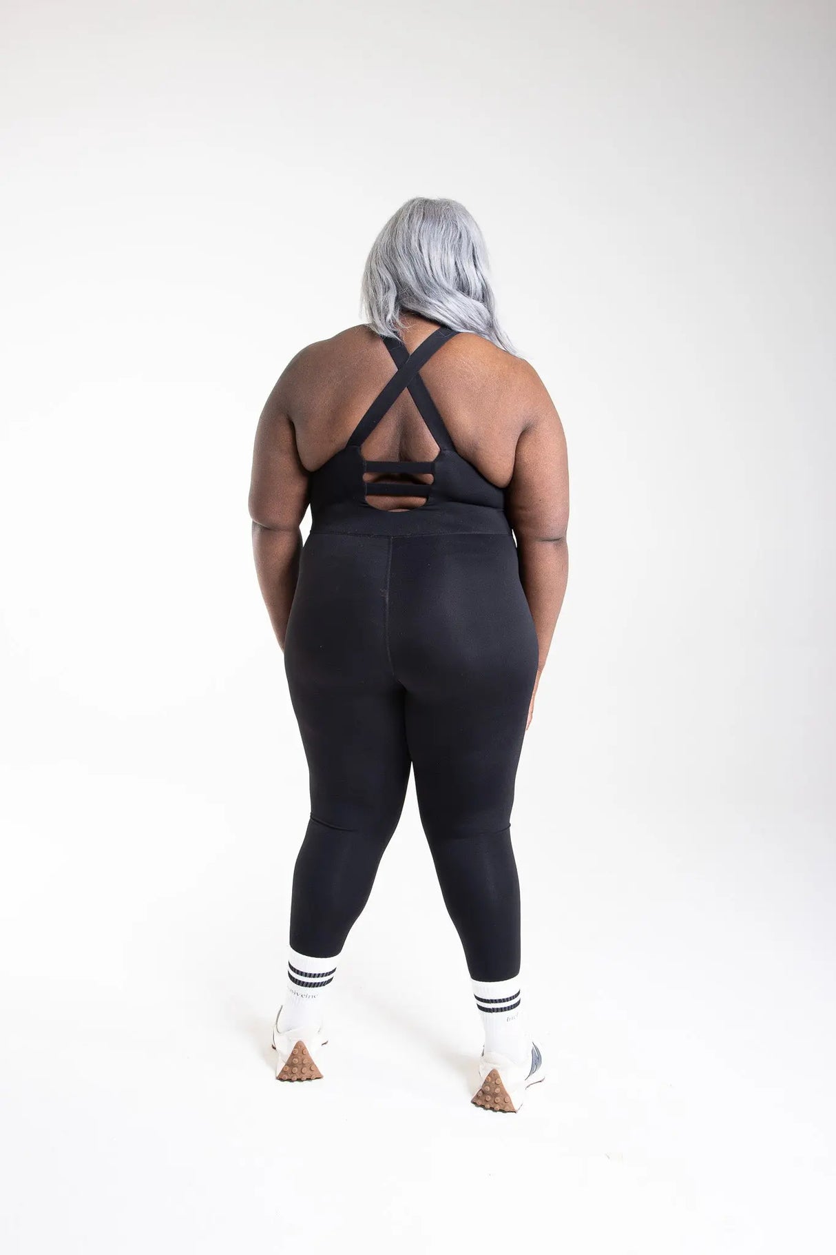 All-Lift Black Cross-Back Long Unitard Squat Proof Incl.usiveinc - Premium Activewear