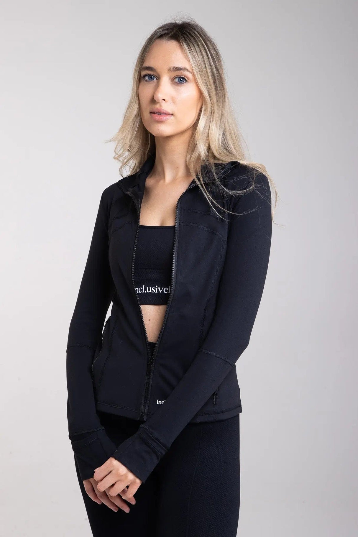 All-Lift Black Slimline Jacket Incl.usiveinc - Premium Activewear