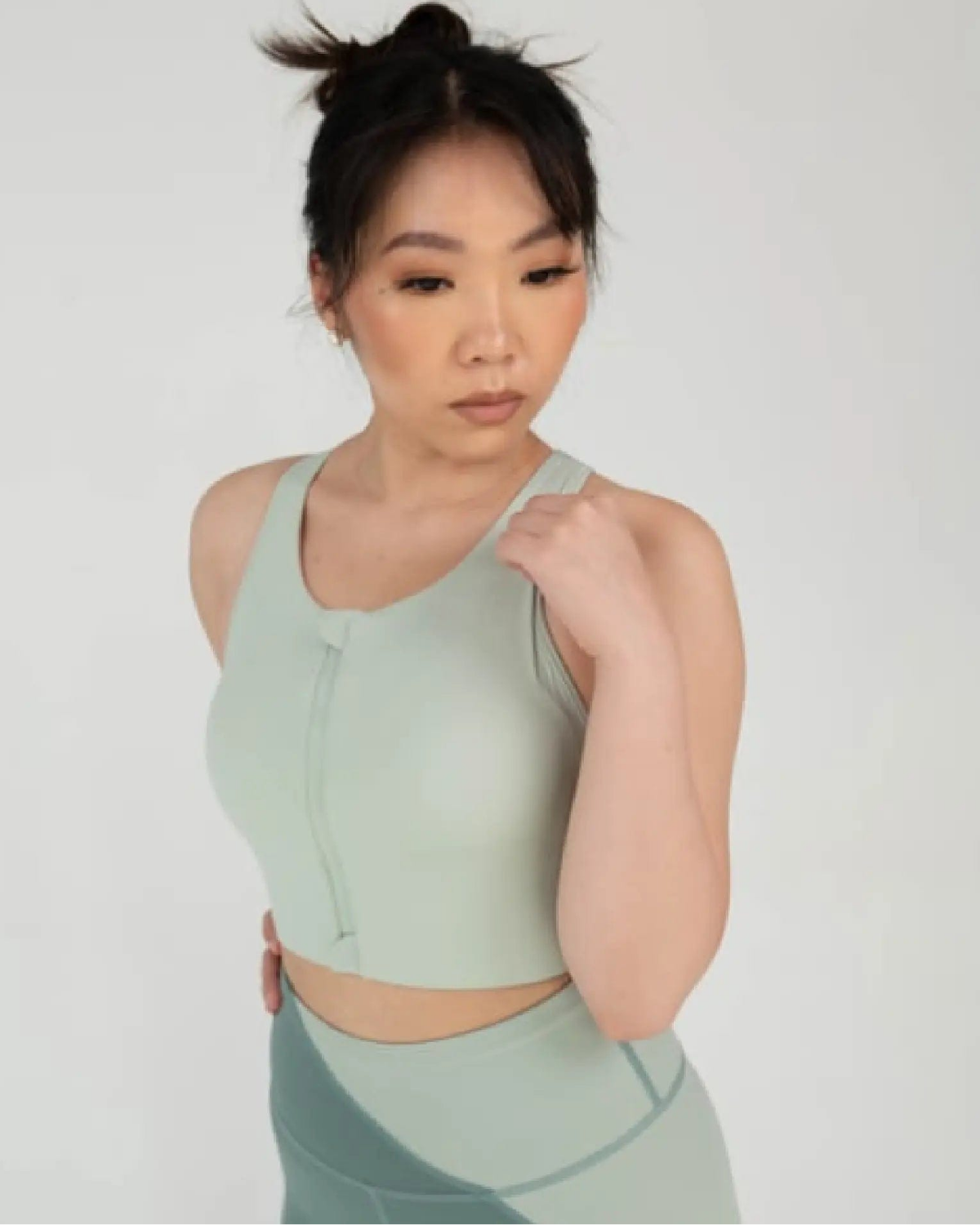 Mint Duo Colour High Waist Leggings