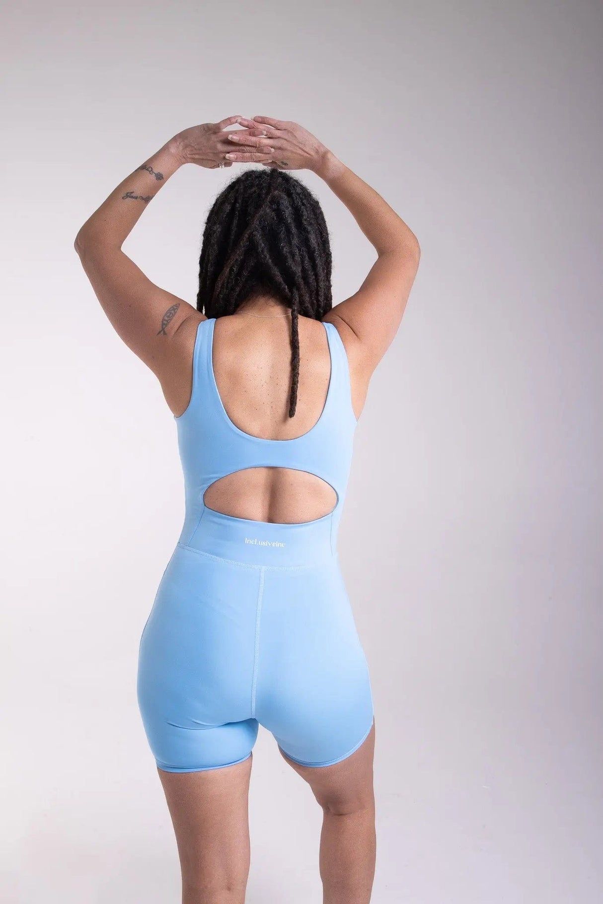 All-Lift Sky-Blue Short Unitard Incl.usiveinc - Premium Activewear