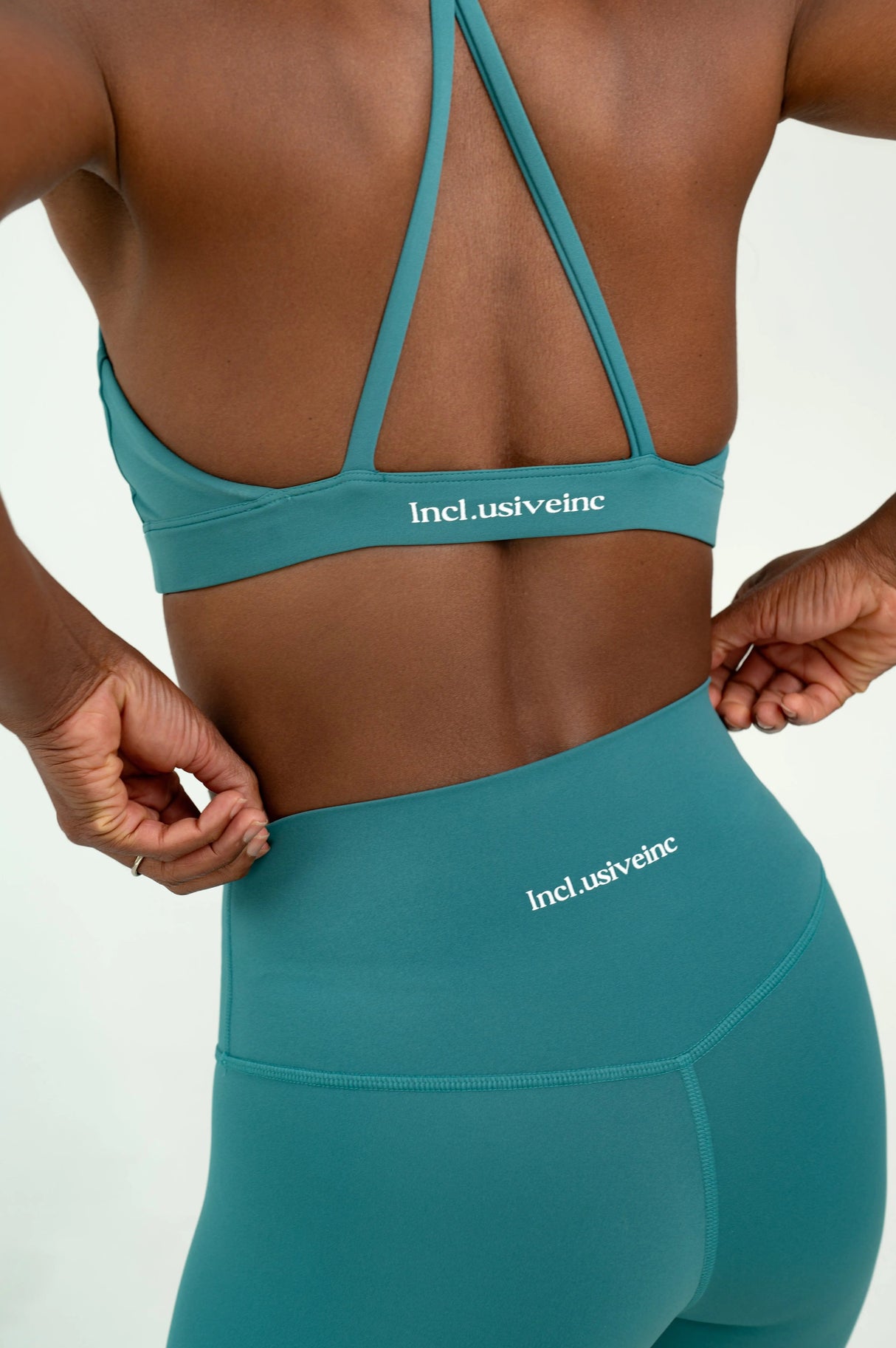 Teal High Waist Shorts