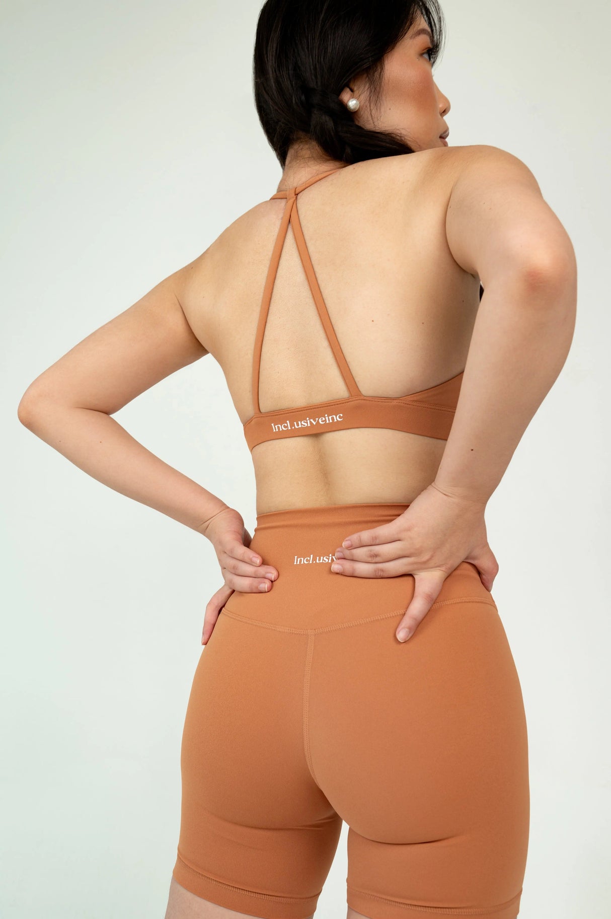 All-Lift Terracotta High Waist Shorts Incl.usiveinc - Premium Activewear