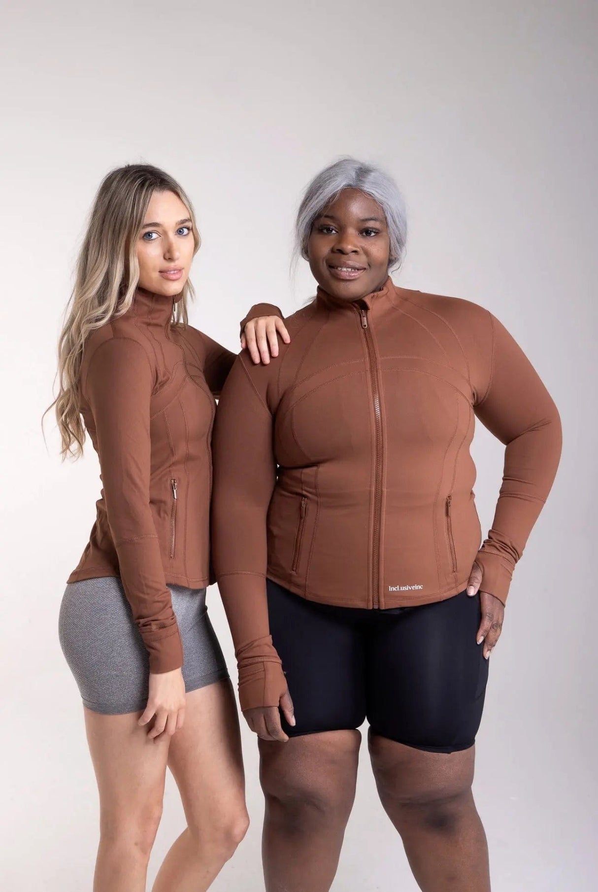 All-lift Brown Slimline Jacket Incl.usiveinc - Premium Activewear