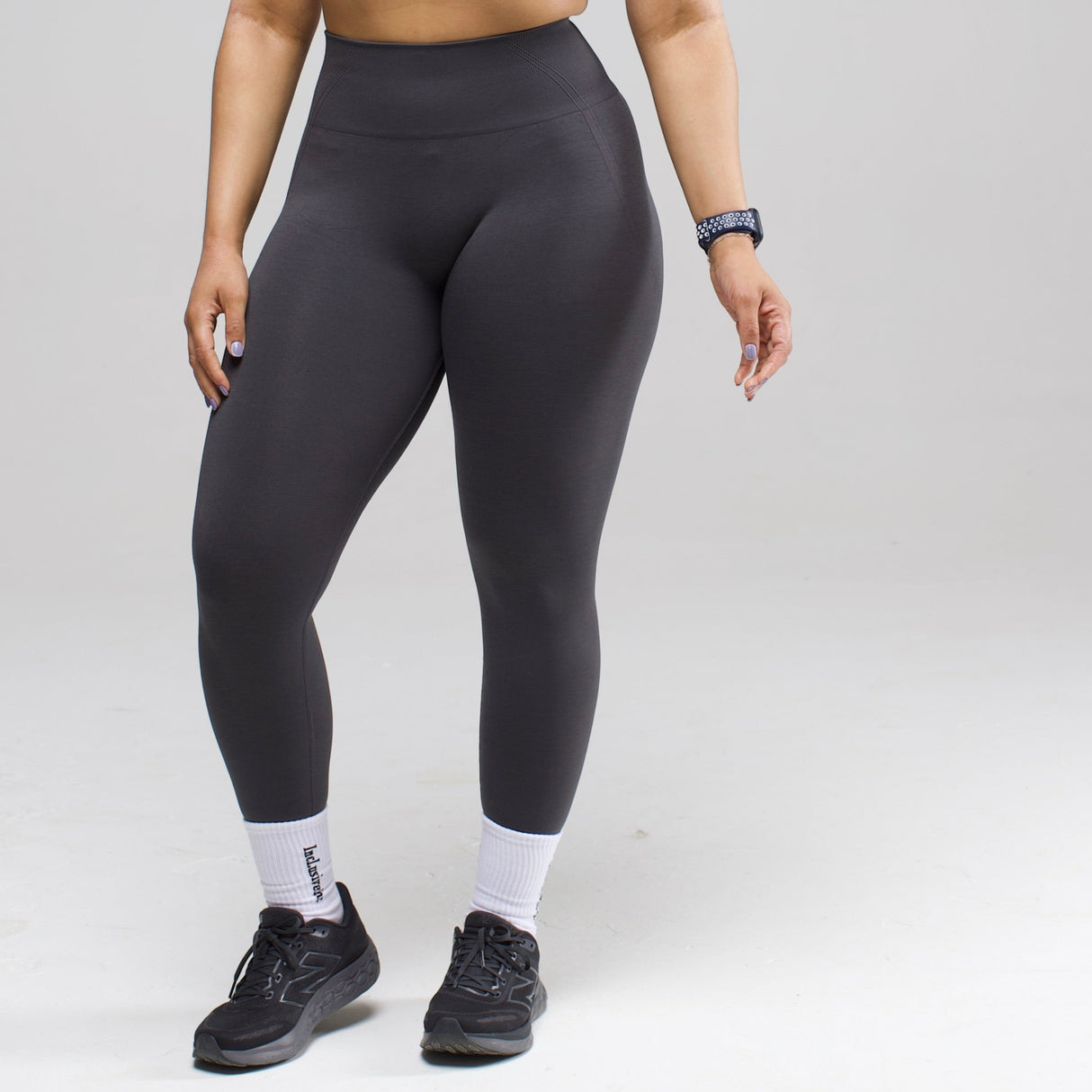 seamless leggings grey