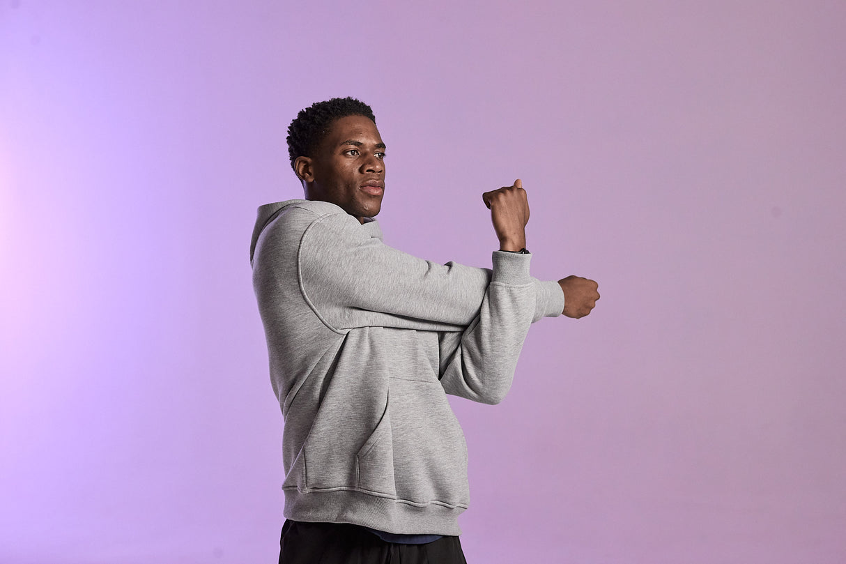 Incl.usiveinc Premium Grey Hoodie – Size Inclusive Activewear for Unisex