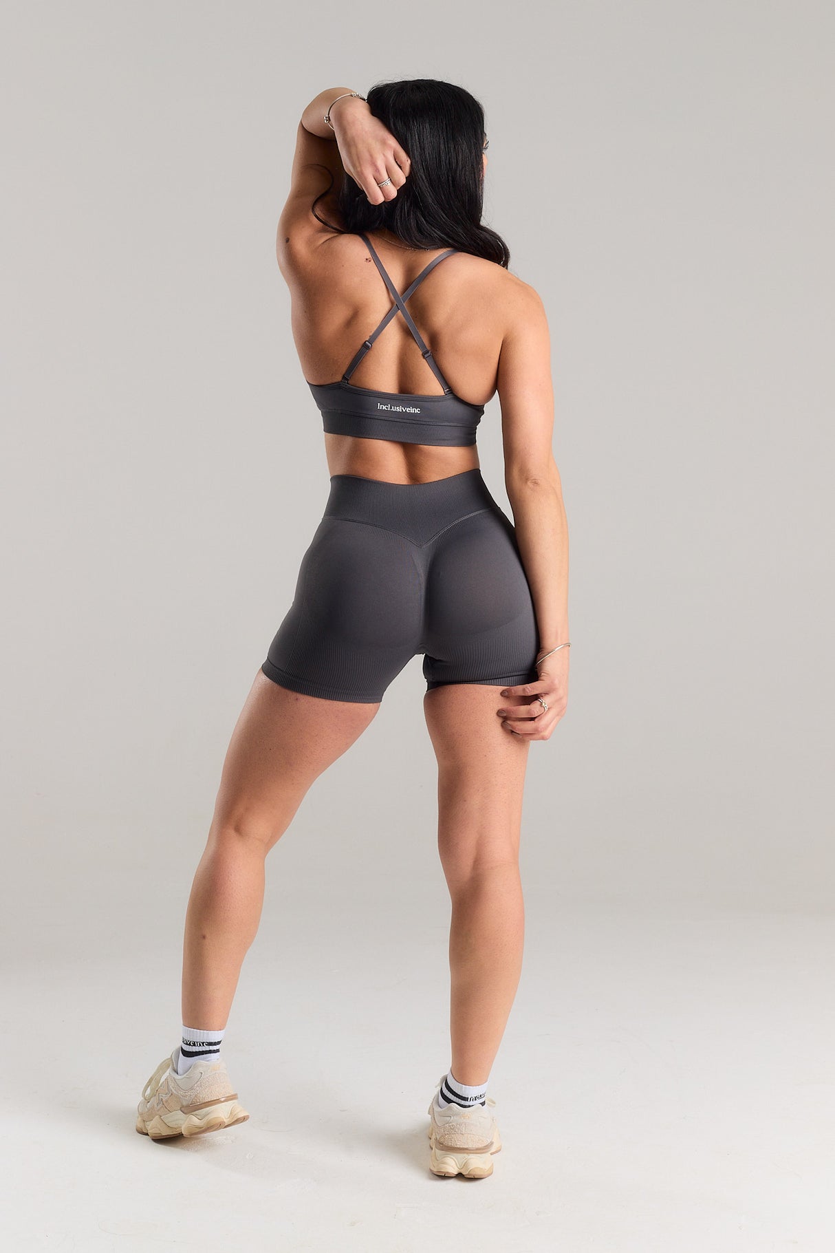 Sculpt Seamless Shorts with White Logo
