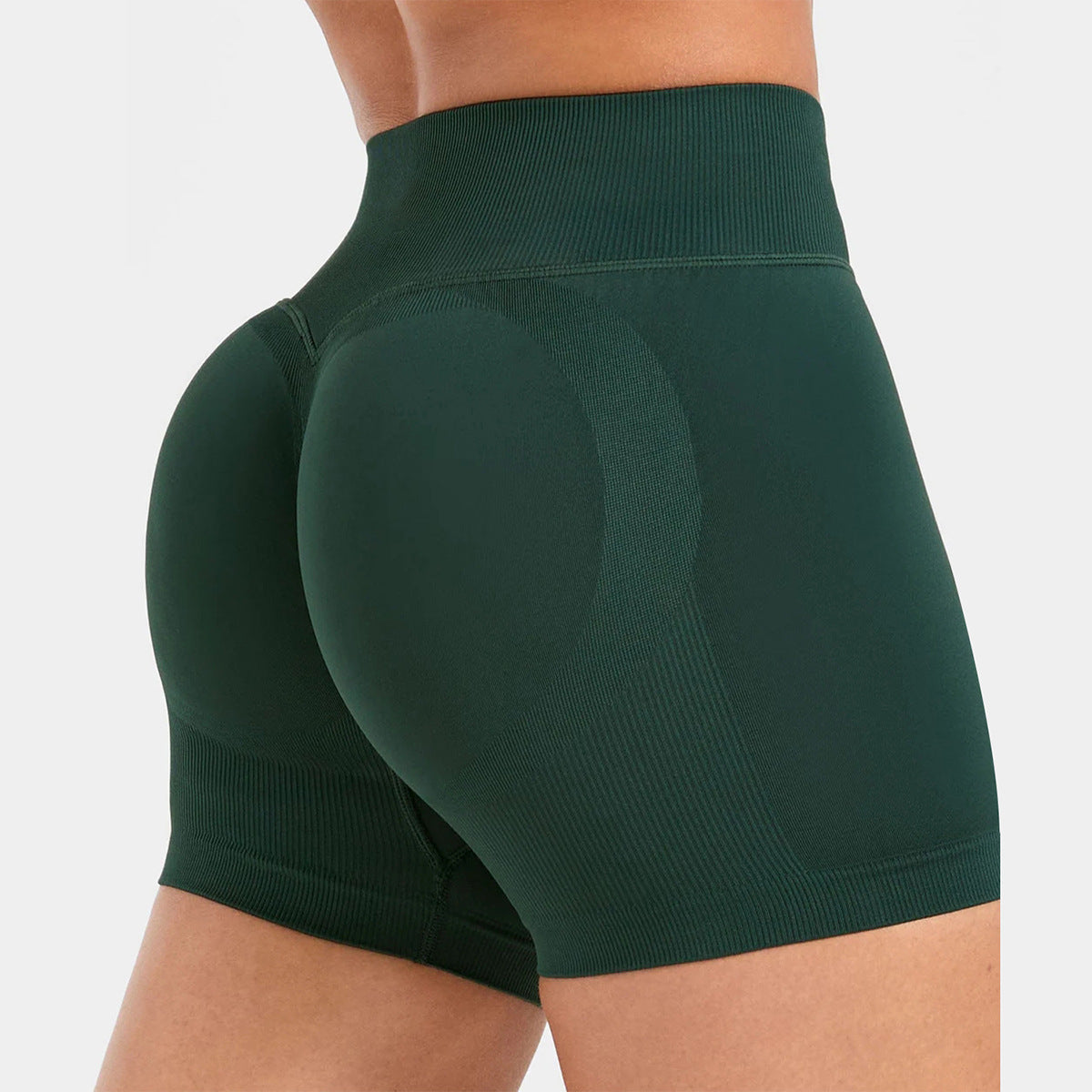 Sculpt Seamless Shorts with White Logo