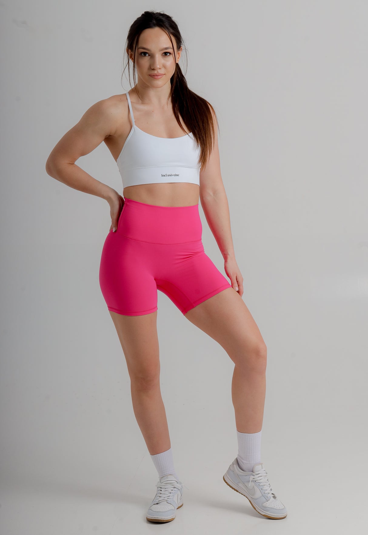 Active High-Rise Performance Shorts