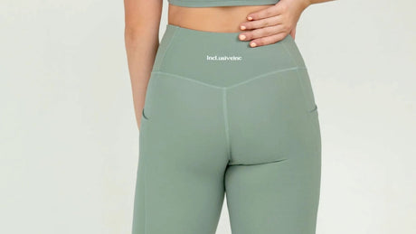 Women's Green Gym Leggings