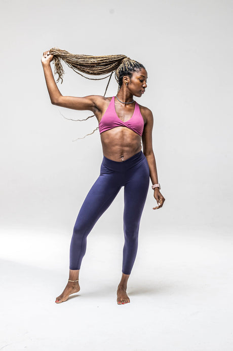 Active Dark Blue Scrunch Bum Leggings Incl.usiveinc - Premium Activewear