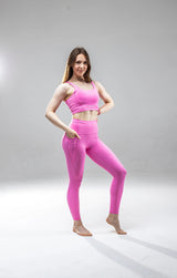 Active Peony Pink Activewear Set Incl.usiveinc - Premium Activewear