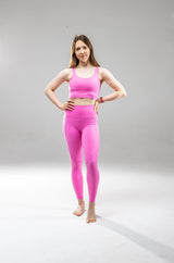 Active Peony Pink Sports Bra Incl.usiveinc - Premium Activewear