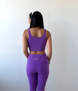 Active Purple Leggings with Pockets Incl.usiveinc - Premium Activewear