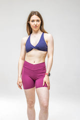 Active Twist Dark Blue Bralette Incl.usiveinc - Premium Activewear