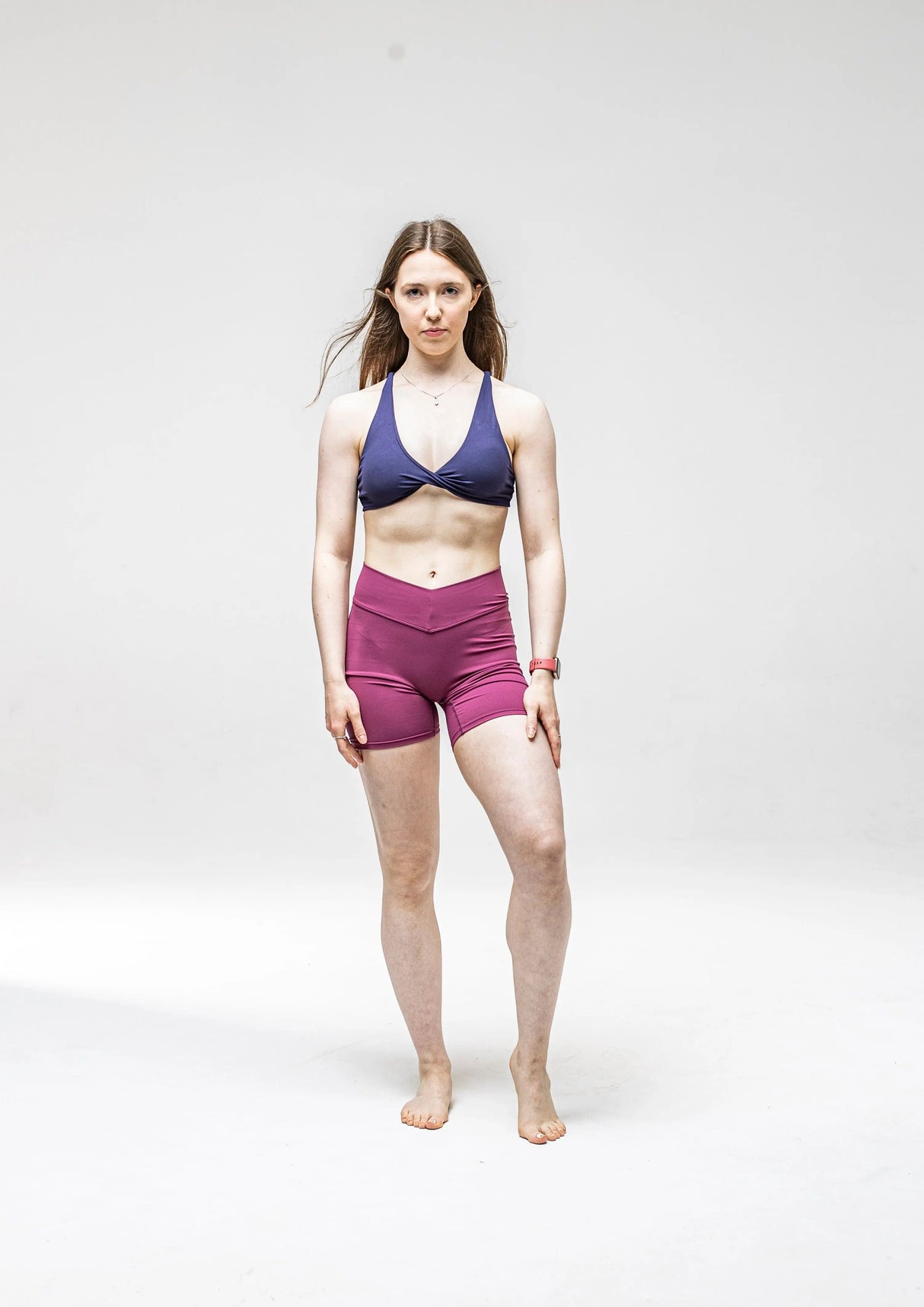 Active Twist Dark Blue Bralette Incl.usiveinc - Premium Activewear