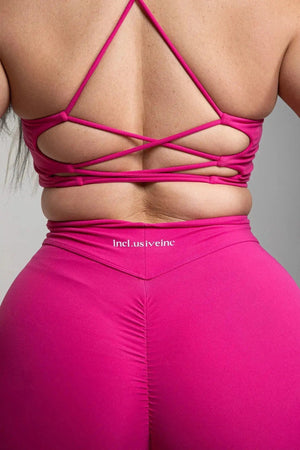 All-Lift Barbie Pink Scrunch Bum Shorts Incl.usiveinc - Premium Activewear