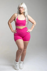 All-Lift Barbie Pink Scrunch Bum Shorts Incl.usiveinc - Premium Activewear