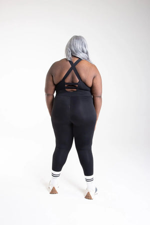 All-Lift Black Cross-Back Long Unitard  Squat Proof Incl.usiveinc - Premium Activewear