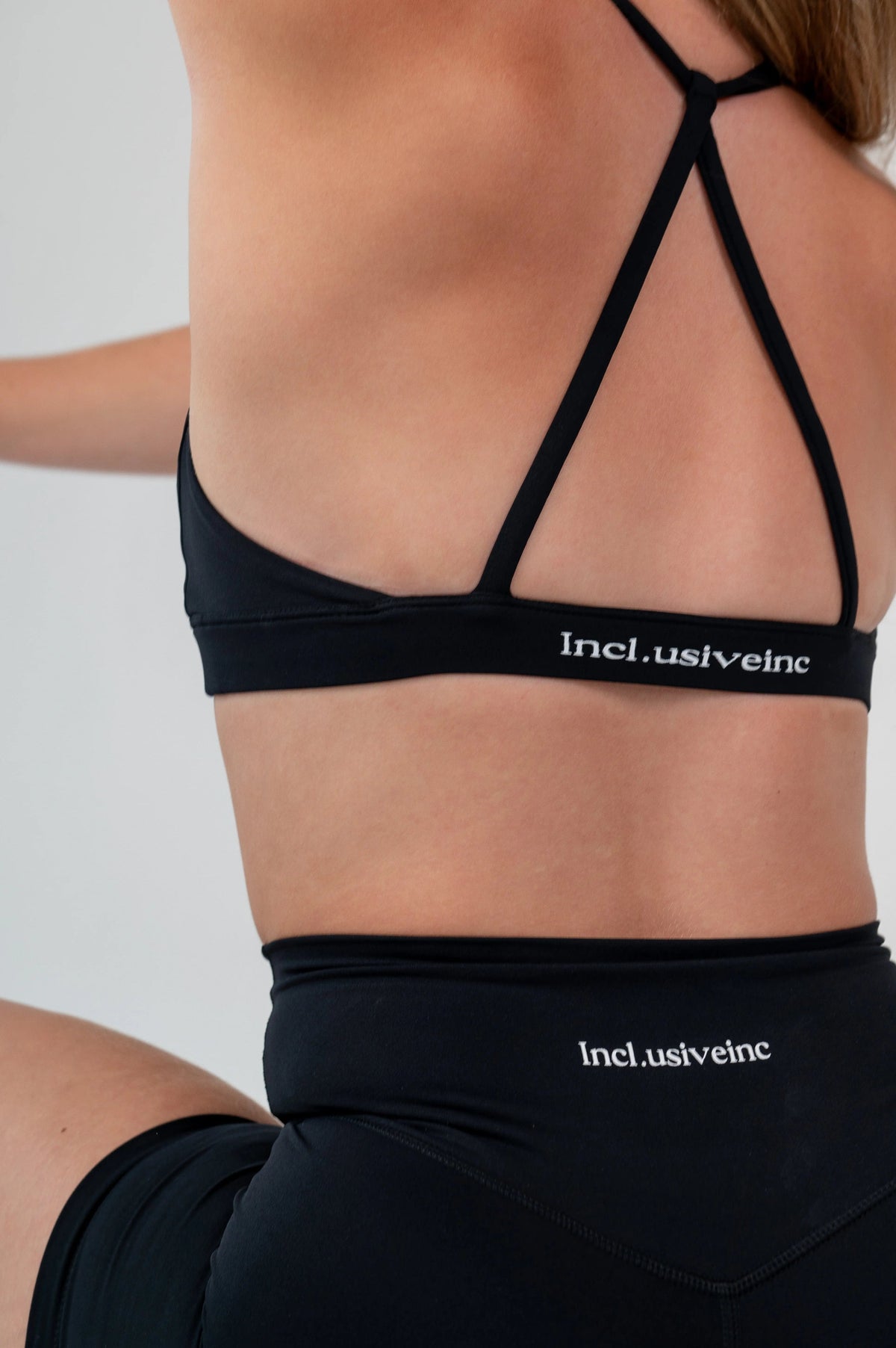 Black Racer-Back Bra