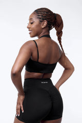Black Scrunch Bum Set