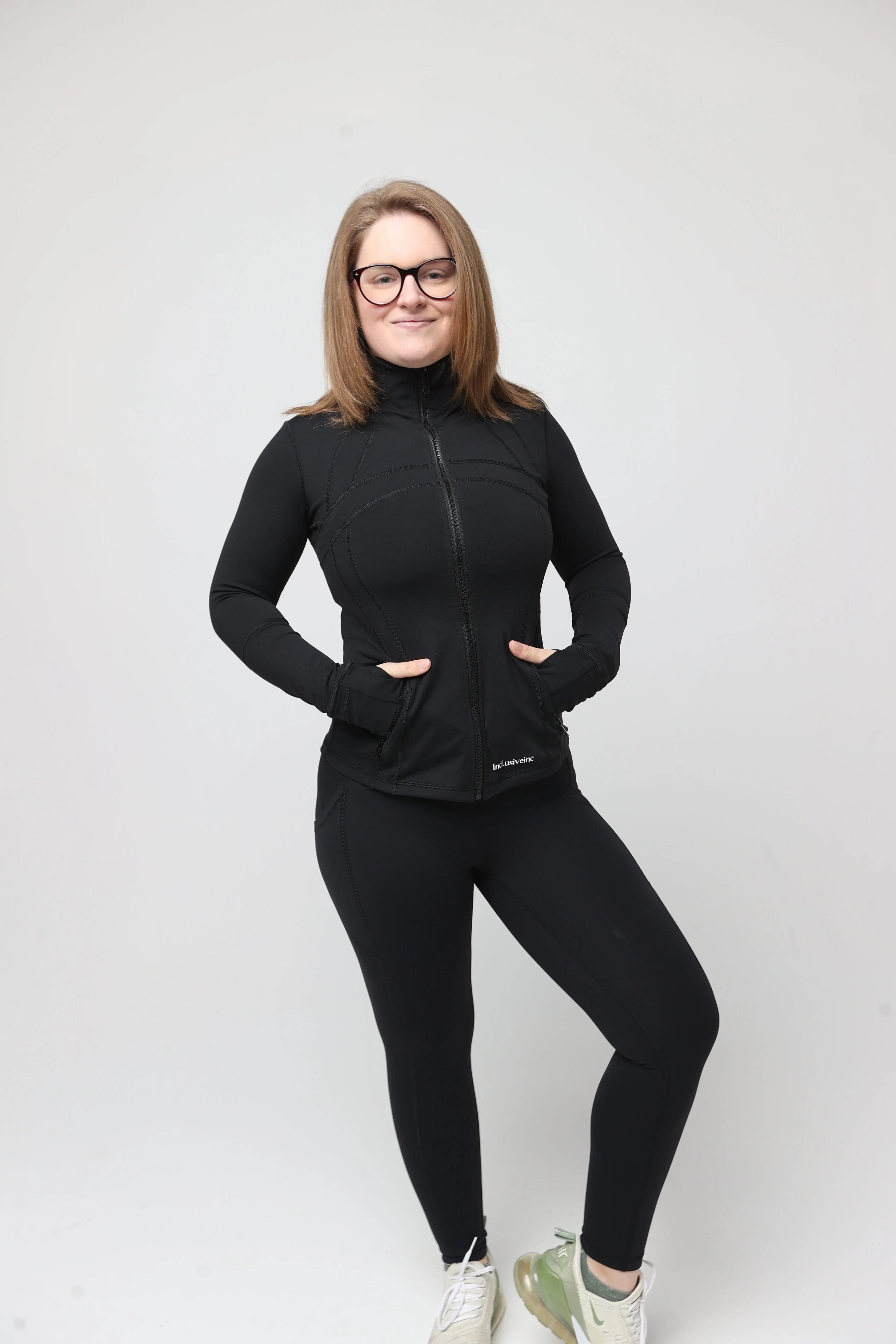 All-Lift Black Slimline Jacket Incl.usiveinc - Premium Activewear