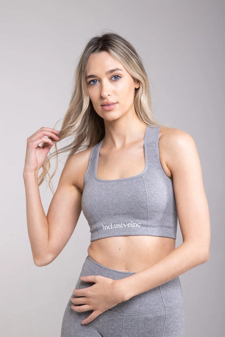All-Lift Grey Warm Sports Bra My Store