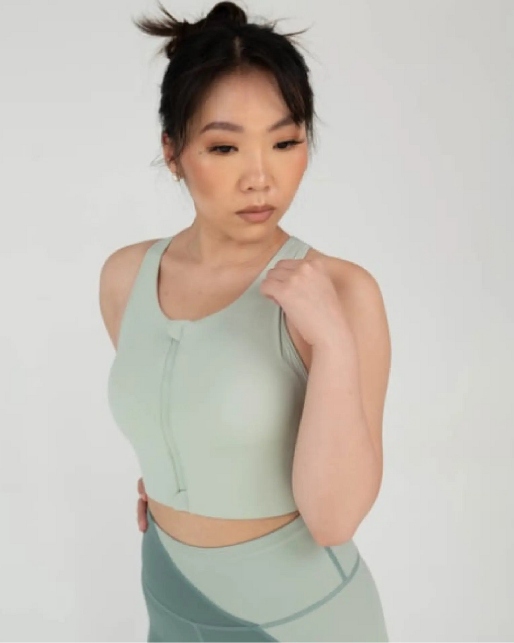 Mint Duo Colour High Waist Leggings