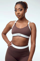  Mocha Contour Sports Bra