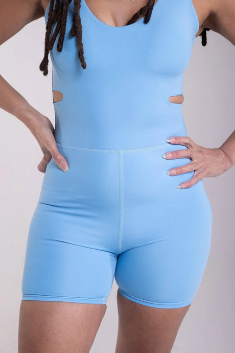All-Lift Sky-Blue Short Unitard Incl.usiveinc - Premium Activewear