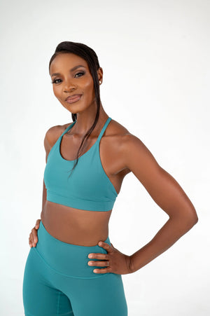 Teal Racer-Back Set'