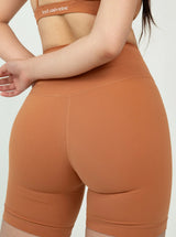 Terracotta High Waist Shorts