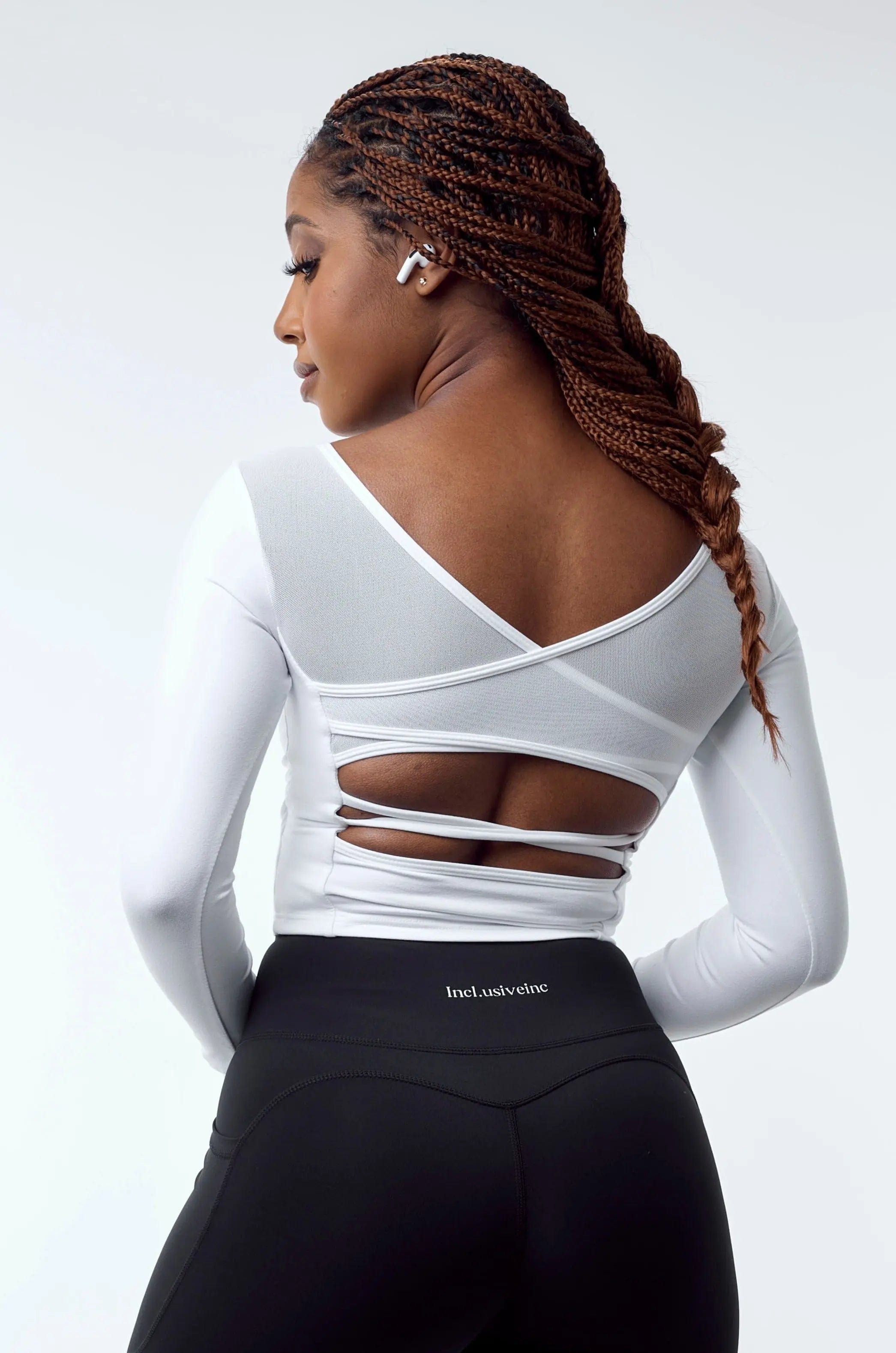 White Strappy Crop Top