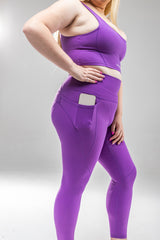 Active Lilac Purple Sports Bra Incl.usiveinc - Premium Activewear