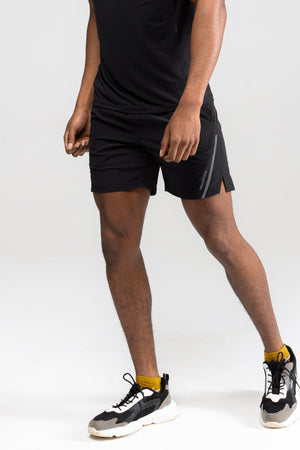 men’s woven training shorts black 