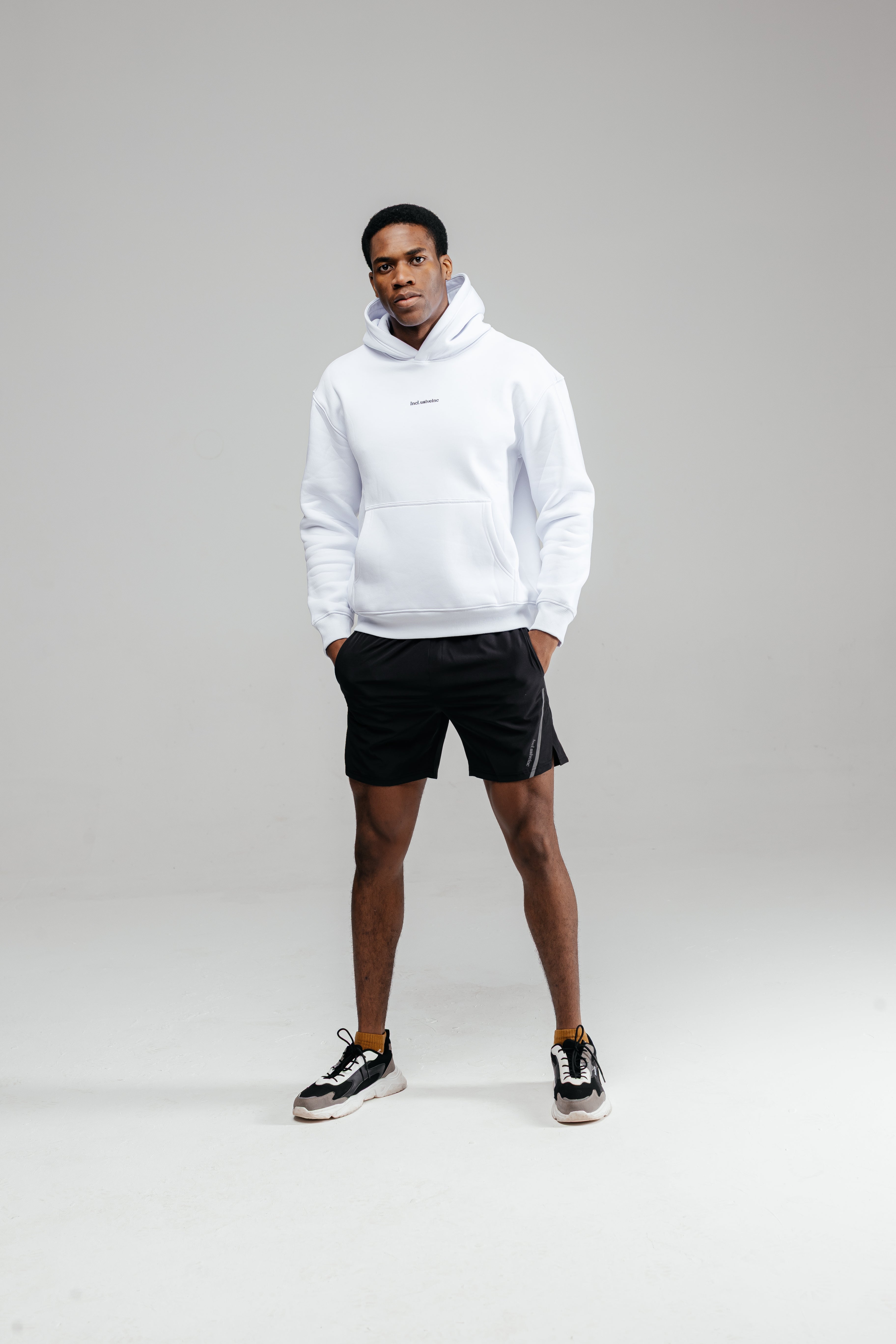 Unisex White Hoodie