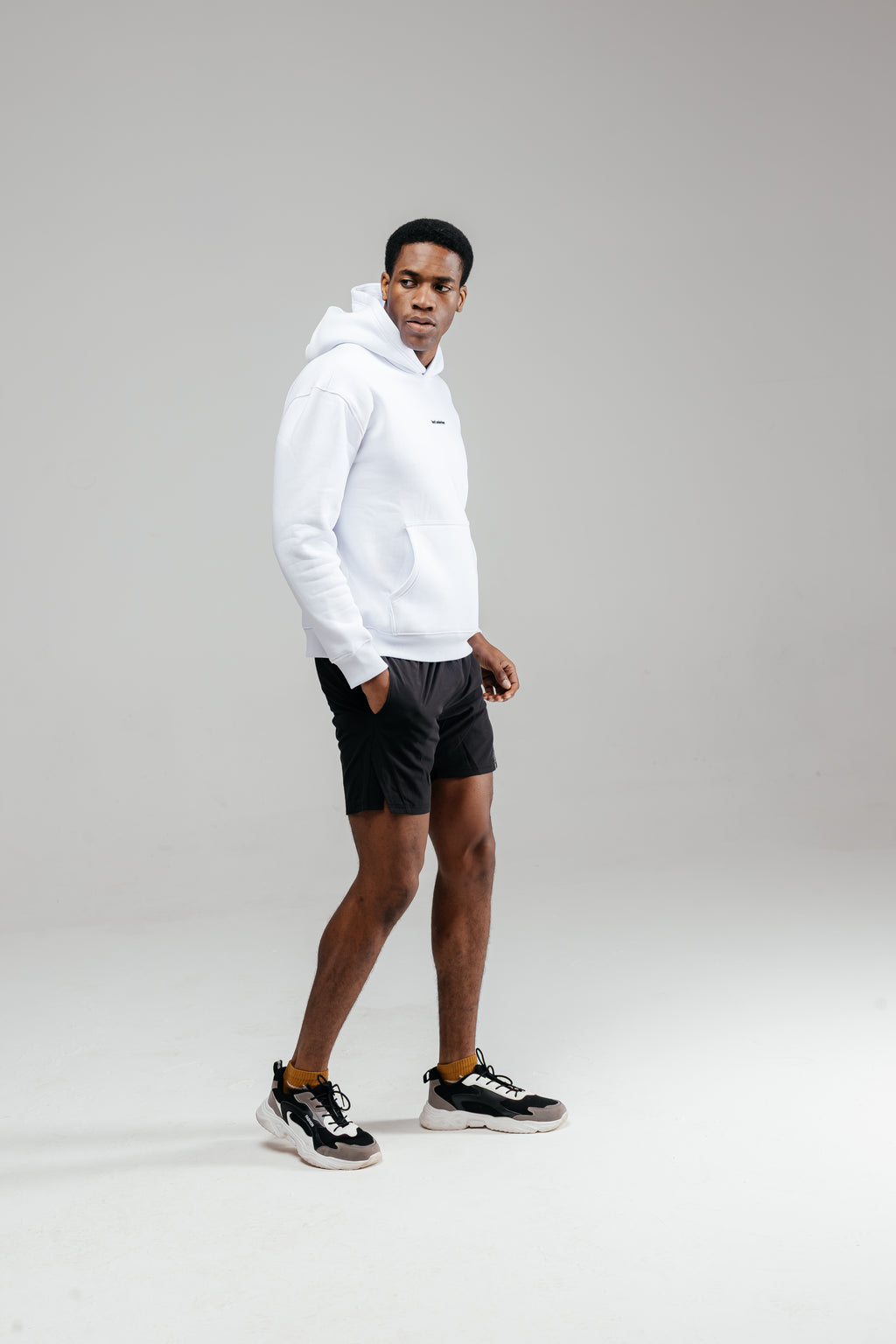 Unisex White Hoodie
