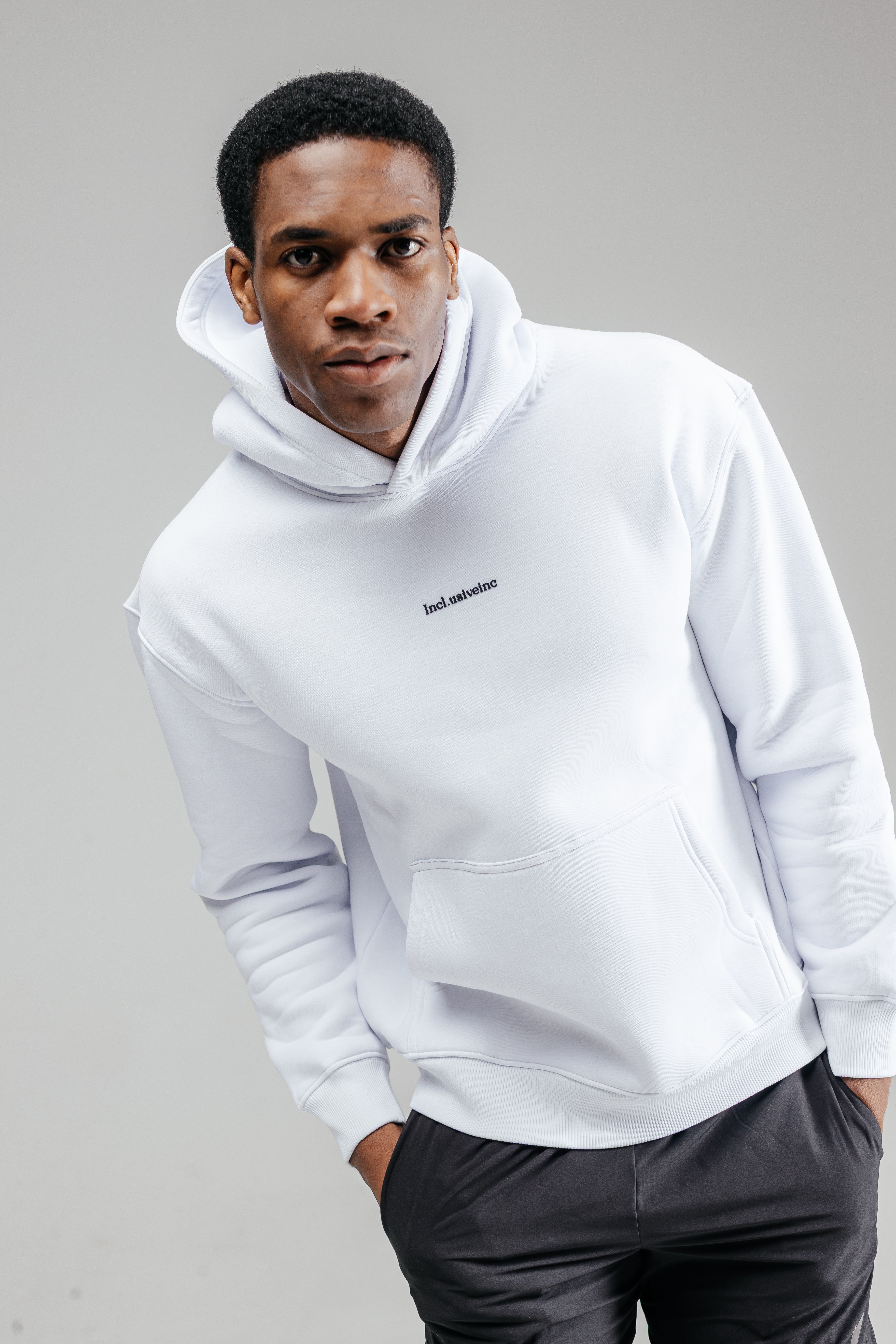 Unisex White Hoodie