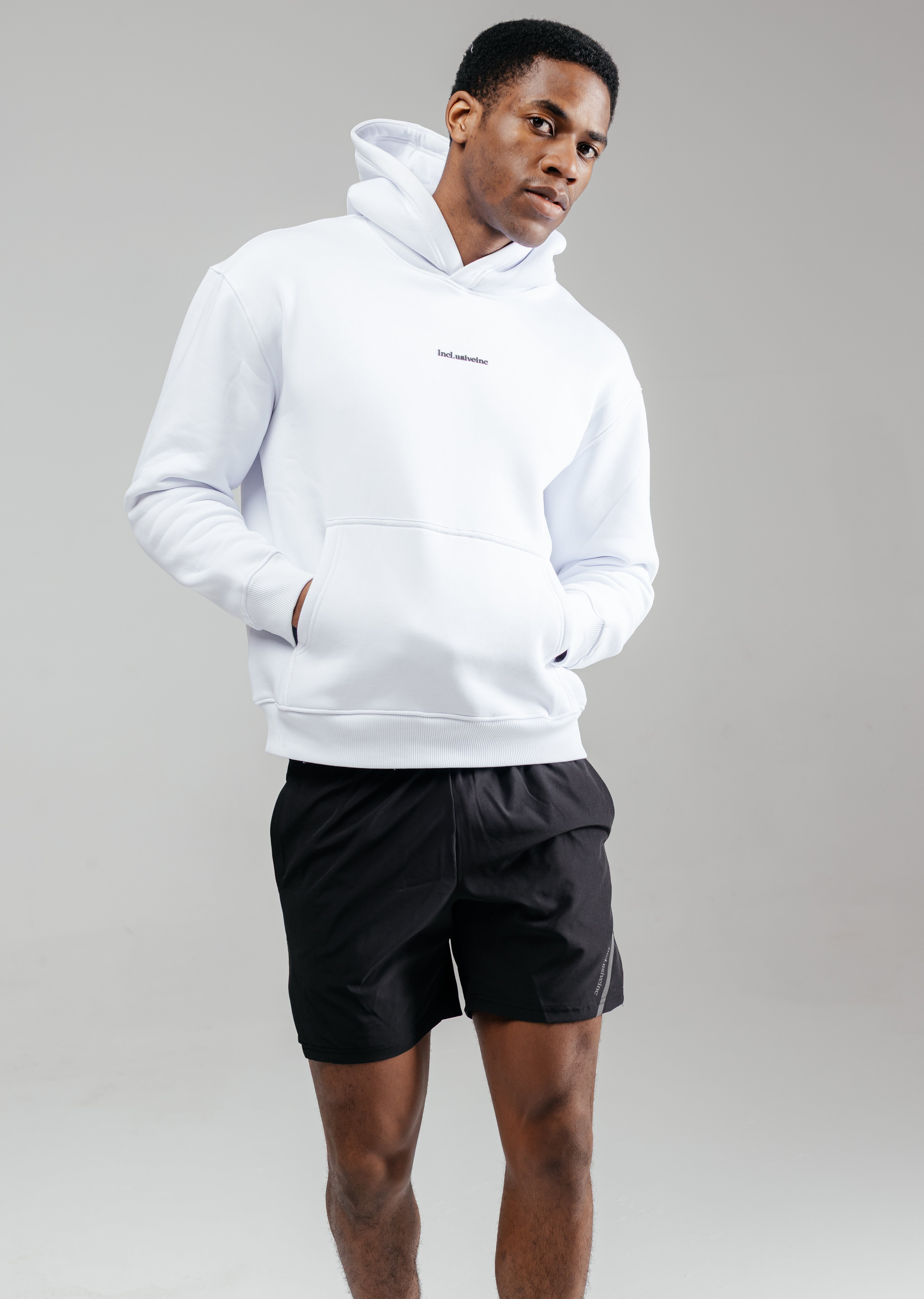 Unisex White Hoodie