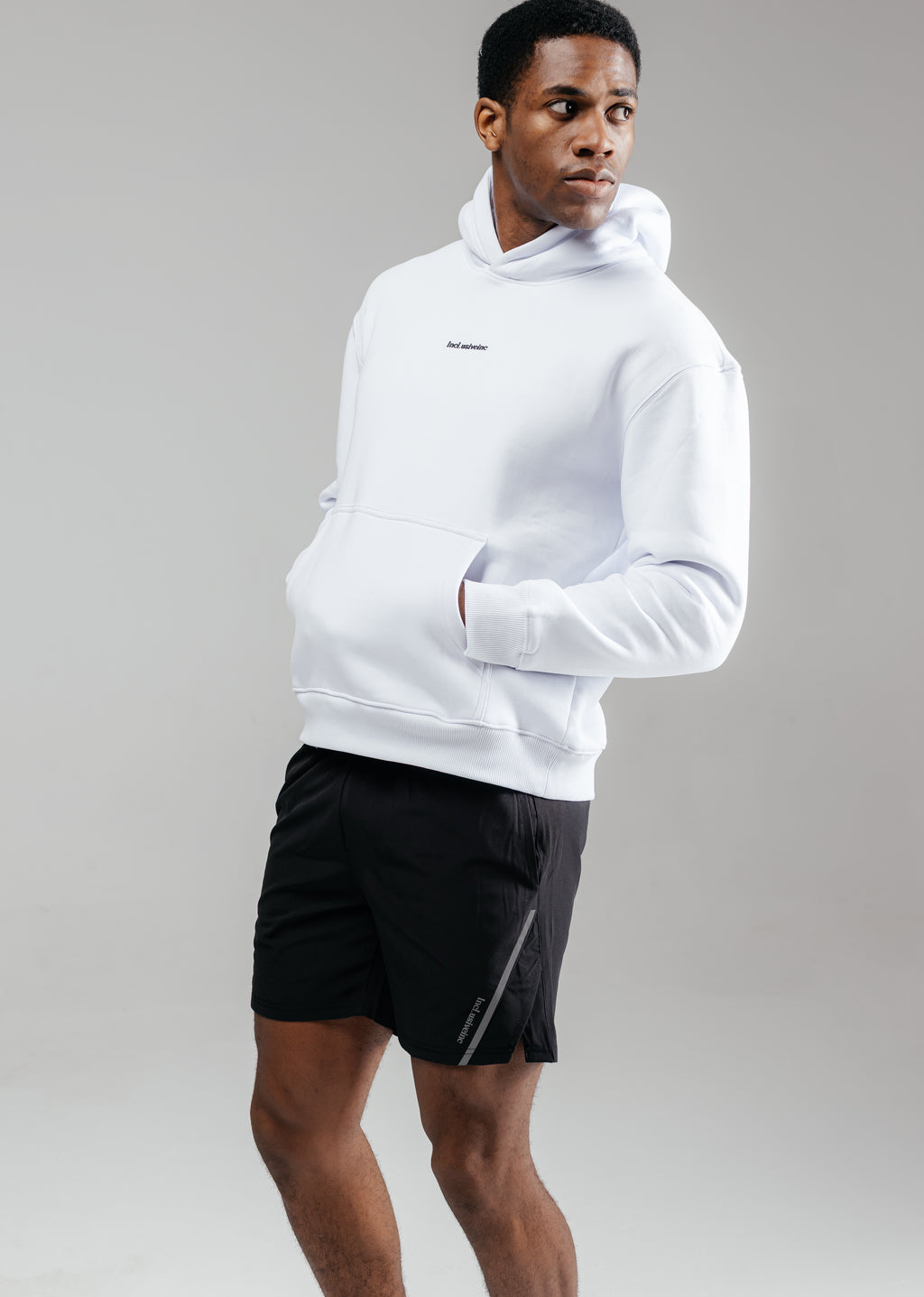 Unisex White Hoodie