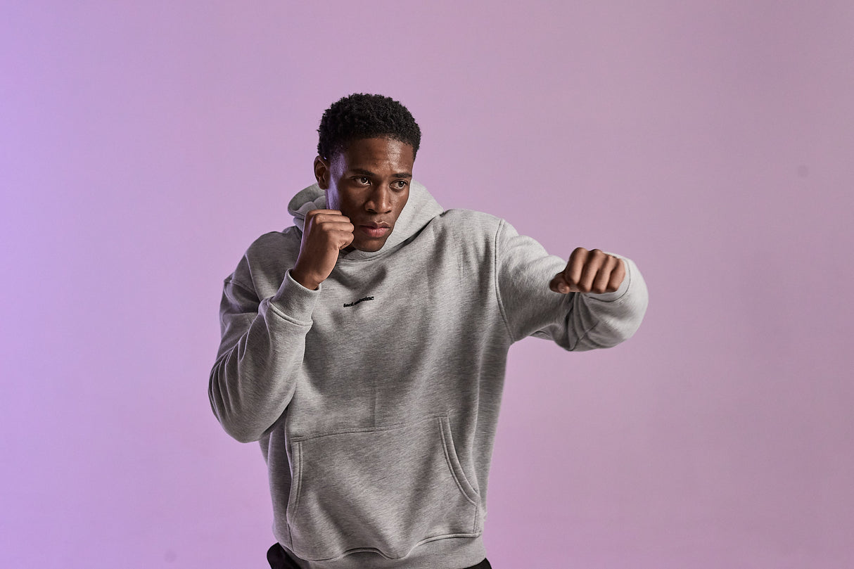 Incl.usiveinc Premium Grey Hoodie – Size Inclusive Activewear for Unisex