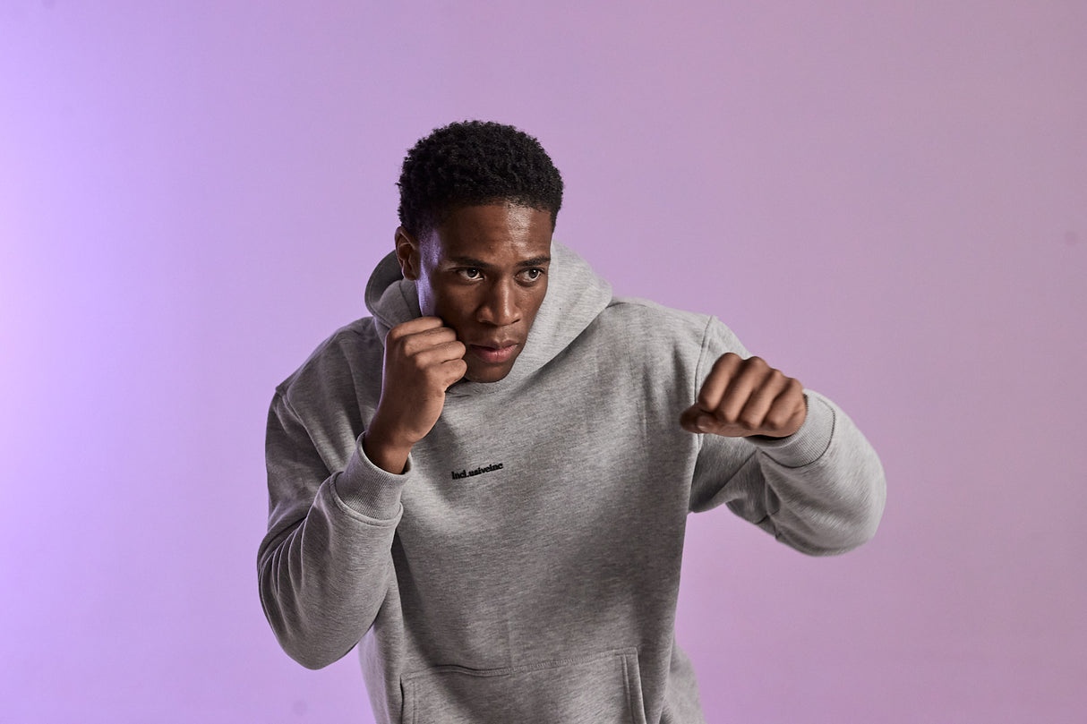 Incl.usiveinc Premium Grey Hoodie – Size Inclusive Activewear for Unisex