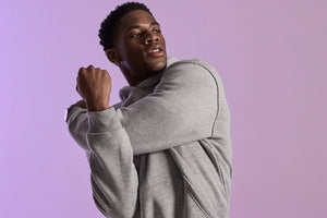 Incl.usiveinc Premium Grey Hoodie – Size Inclusive Activewear for Unisex