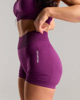 Sculpt Seamless Shorts with White Logo