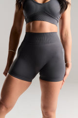 Sculpt Seamless Shorts with White Logo
