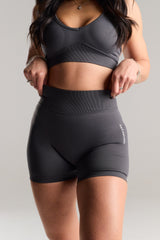 Sculpt Seamless Shorts with White Logo