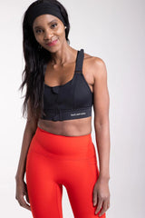 Super Strength Black Sports Bra Incl.usiveinc - Premium Activewear