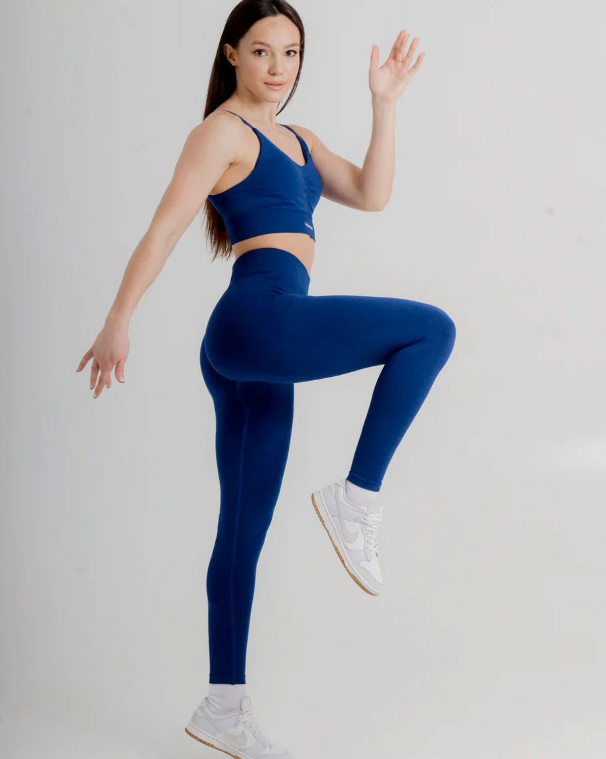 blue seemless leggings